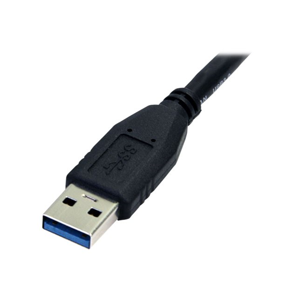 0.5m 1.5ft Black USB 3.0 Micro B Cable