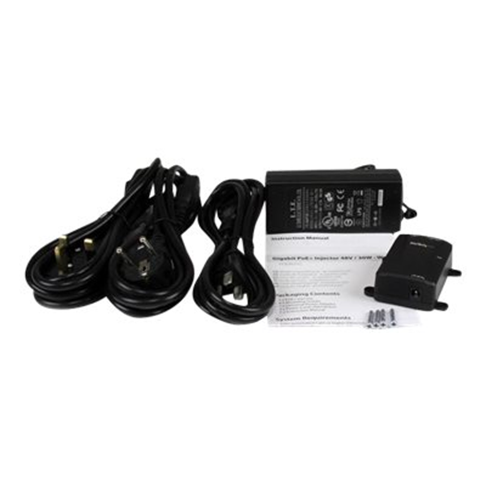 1 Port Gigabit PoE+ Injector 48V / 30W
