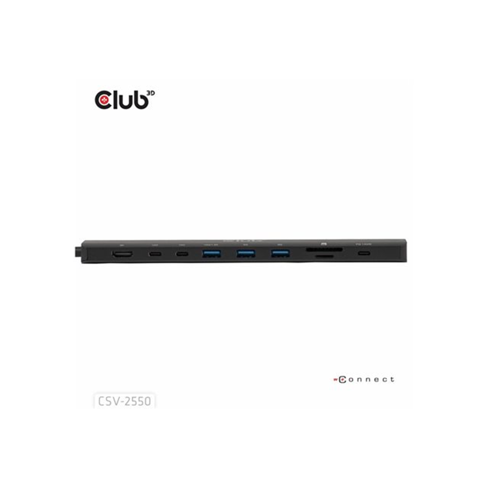 10-1 PORTABLE DOCK USB TYPE-C(R) 10GBPSTO HDMI# 8K30HZ PD3.1 MAX.140WATT