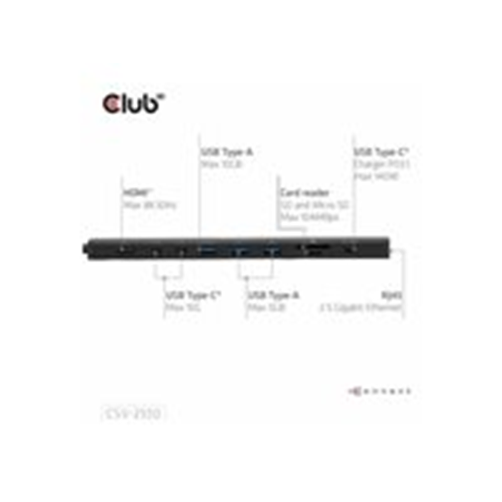 10-1 PORTABLE DOCK USB TYPE-C(R) 10GBPSTO HDMI# 8K30HZ PD3.1 MAX.140WATT