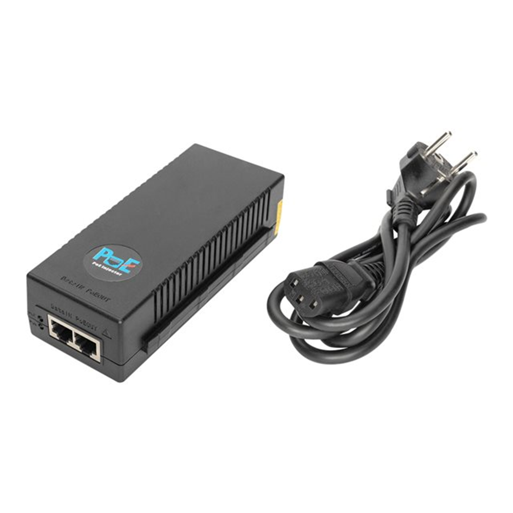 10 Gigabit Ethernet PoE+ Injector, 802.3