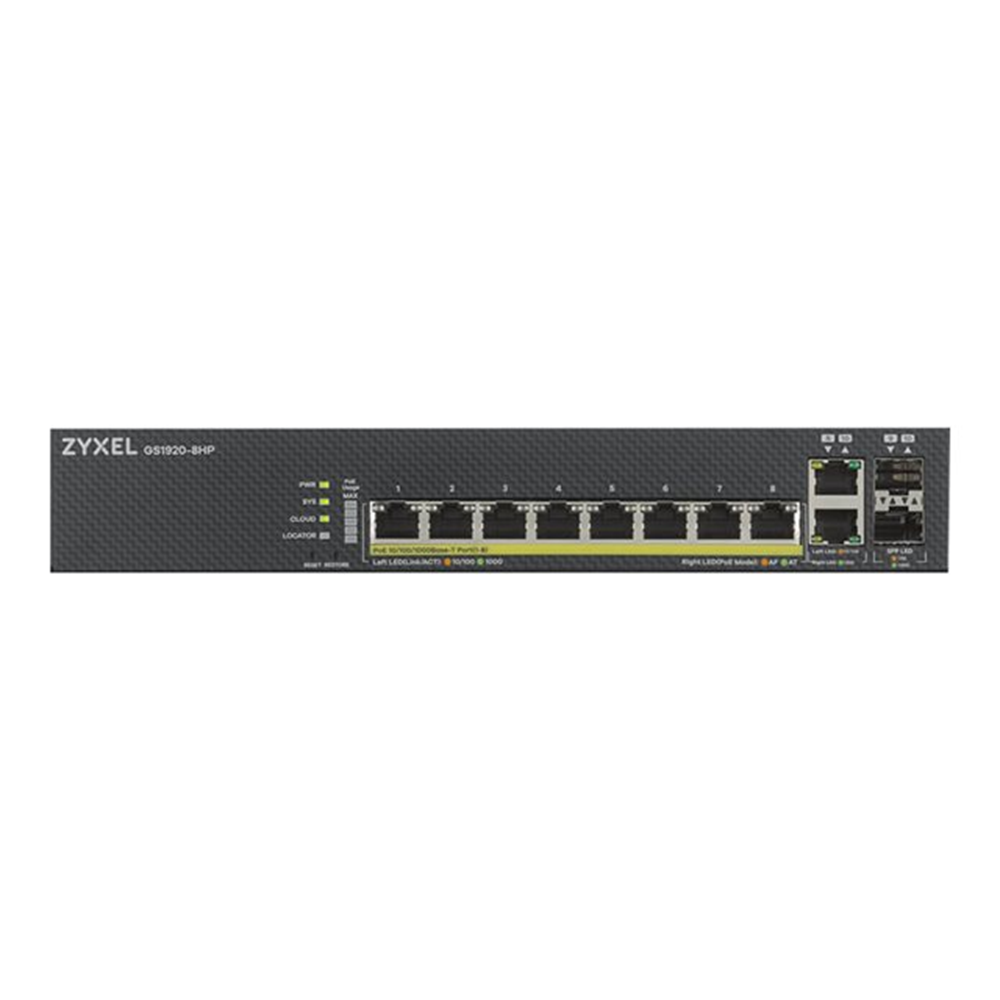 10 Port Smart Managed Gigabit Switch 8x