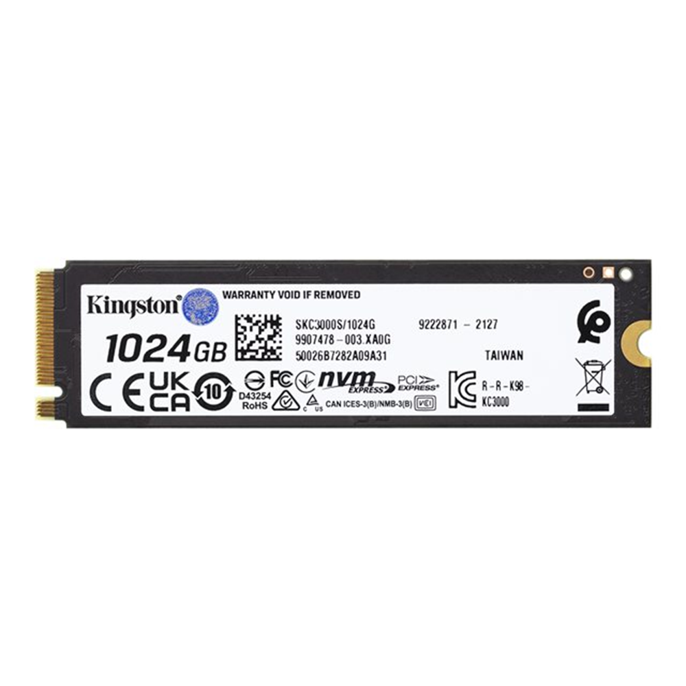 1024G KC3000 PCIe 4.0 NVMe M.2 SSD