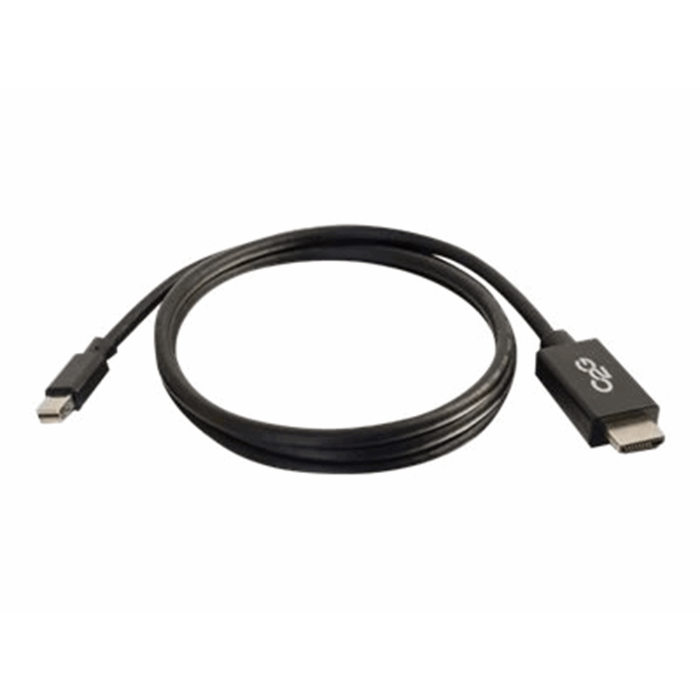 10ft MiniDP M to HDMI M Cable Black