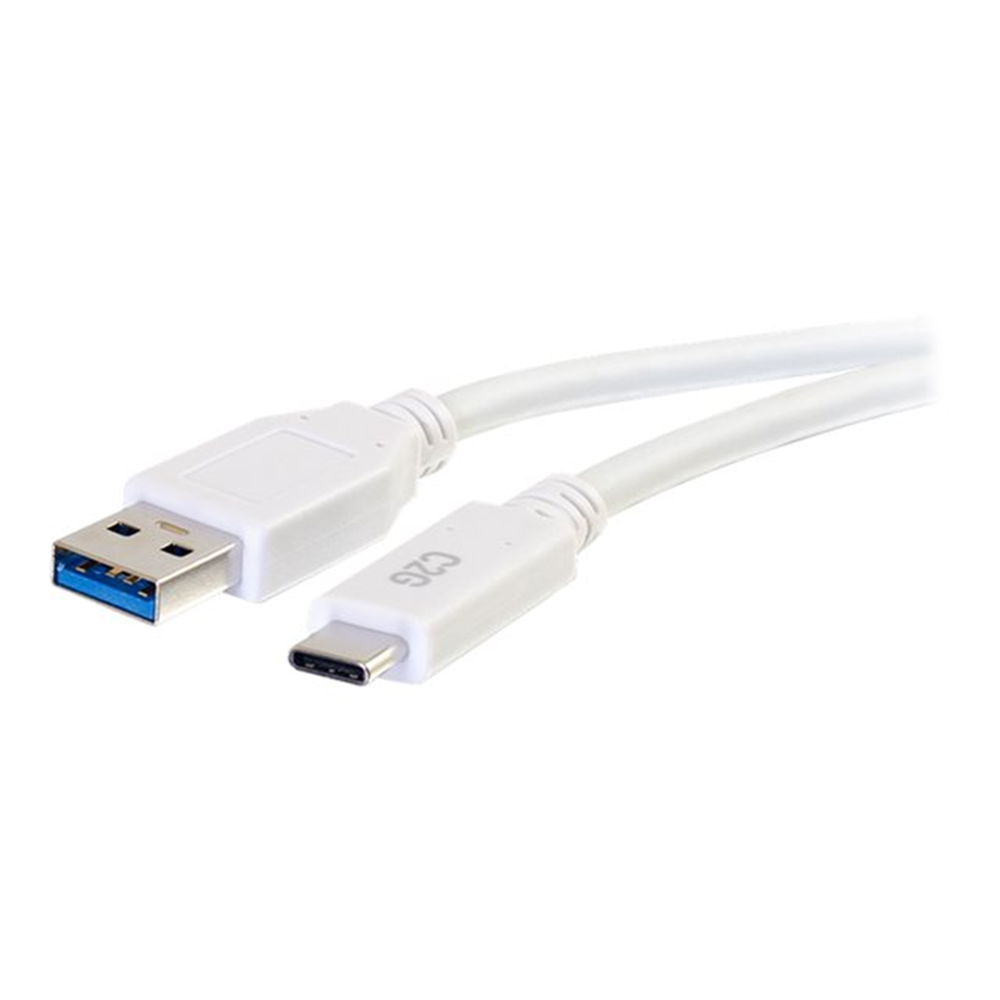 10ft USB M C TO A M 3.2 GEN1 3A WH 3M