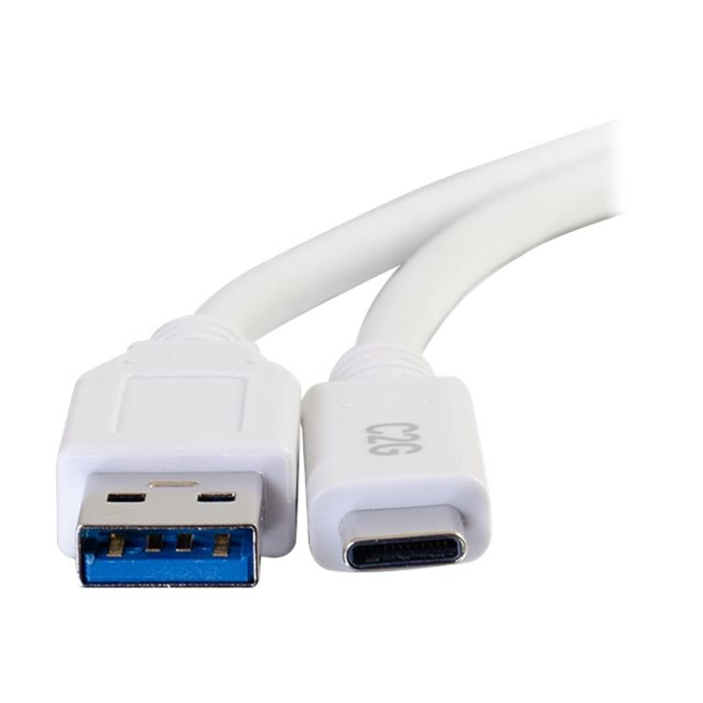 10ft USB M C TO A M 3.2 GEN1 3A WH 3M