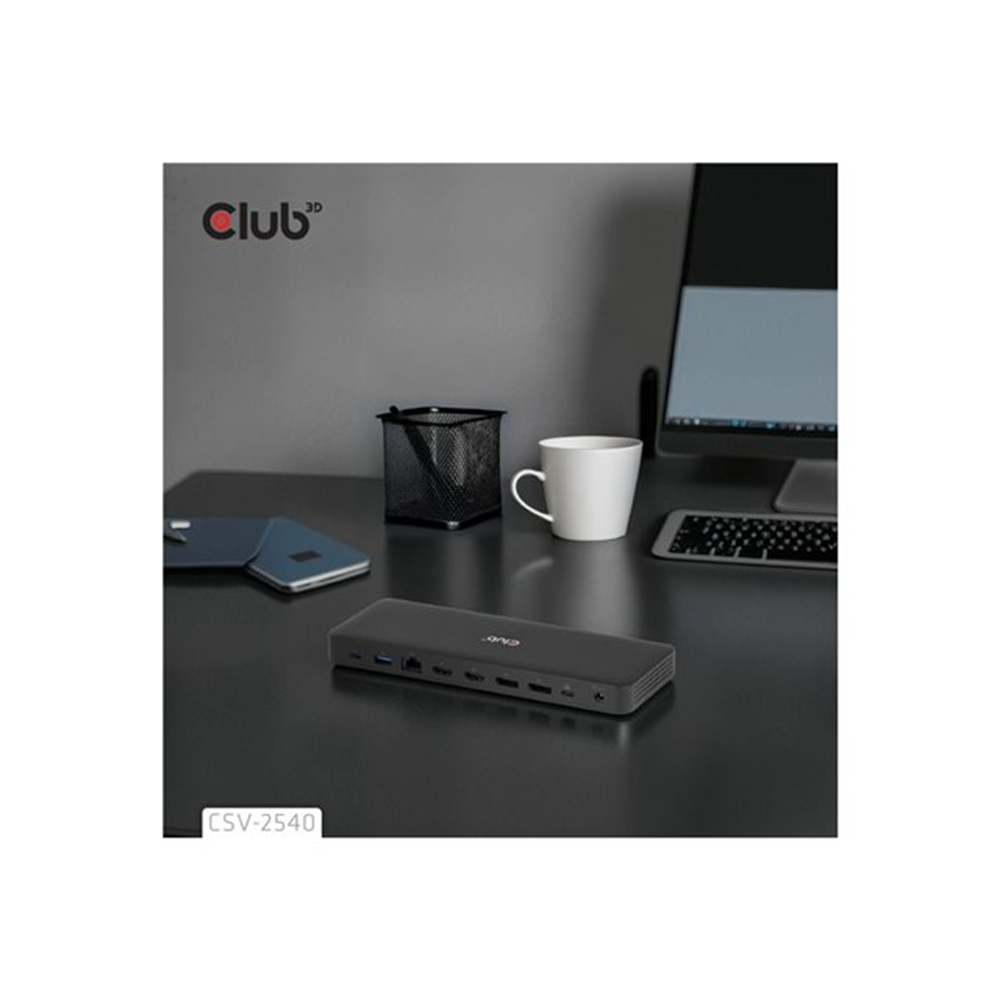 14-1 USB-C Quad Display Docking Station