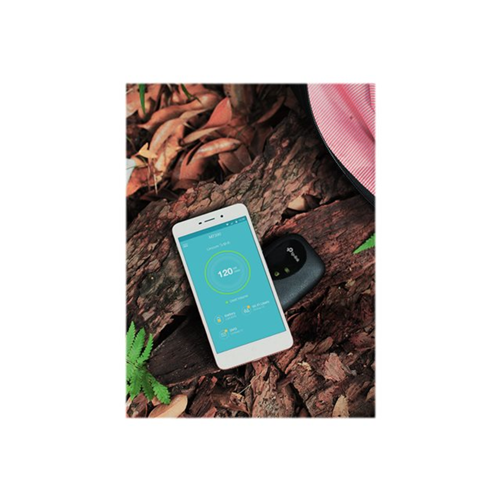 150Mbps 4G LTE Mobile Wi-Fi Qualcomm LTE-FDD/LTE-TDD/DC-HSPA+/HSPA/UMTS N300 Wi-Fi internal 4G Modem Standard SIM card slot 2000mAh rechargeable battery tpMiFi