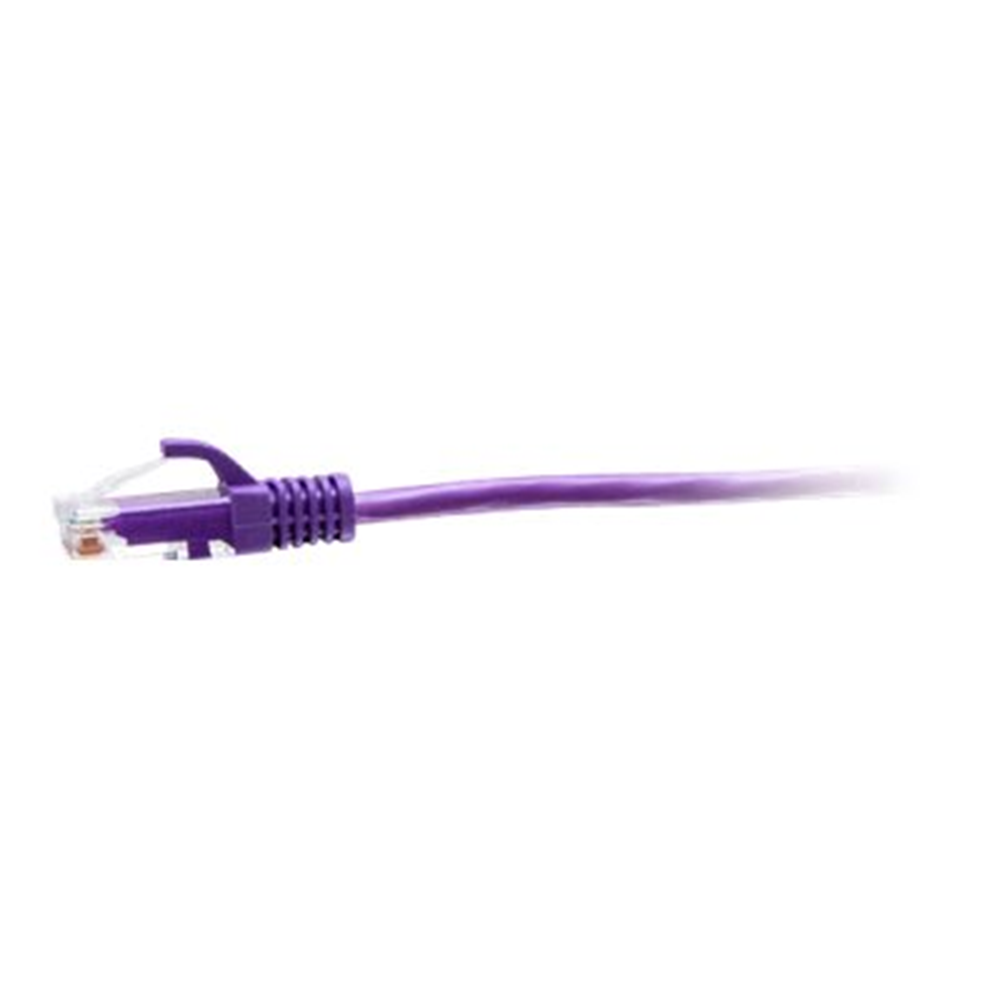 15FT/4.5M CAT6A SLIM PATCH 28AWG PURPLE