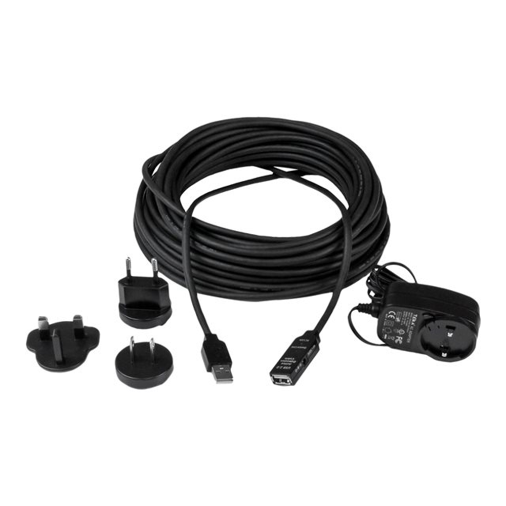 15m USB 2.0 Active Extension Cable - M/F