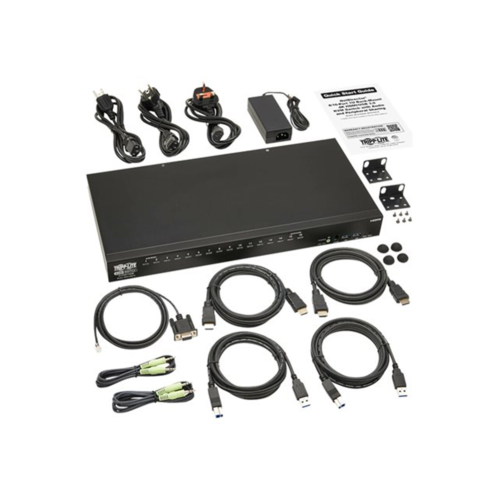 16-Port 4K HDMI/USB KVM Switch - 4K 60 Hz Video/Audio USB Peripheral Sharing 1URack-Mount 16-Port 4K HDMI/USB KVM Switch - 4K 60 Hz Video/Audio USB Peripheral Sharing 1URack-Mount