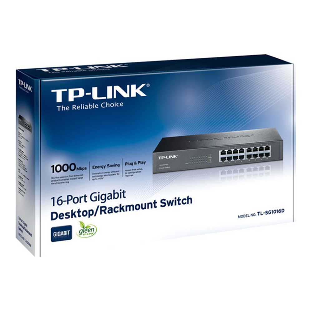 16 port Desktop/Rackmount Gigabit Switch