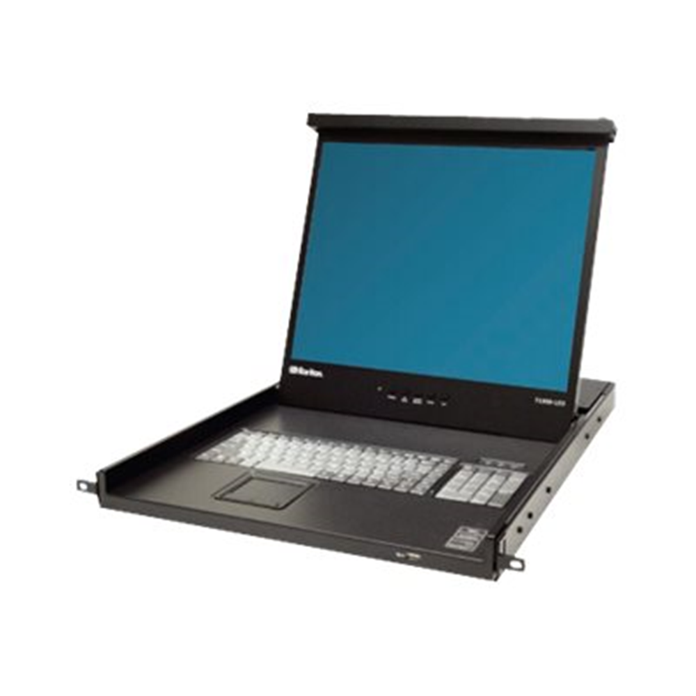 19in LED backlit LCD KVM console German