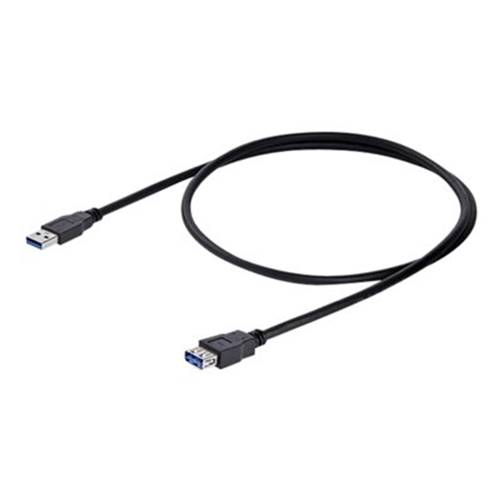 1m Black USB 3.0 Extension Cable M/F