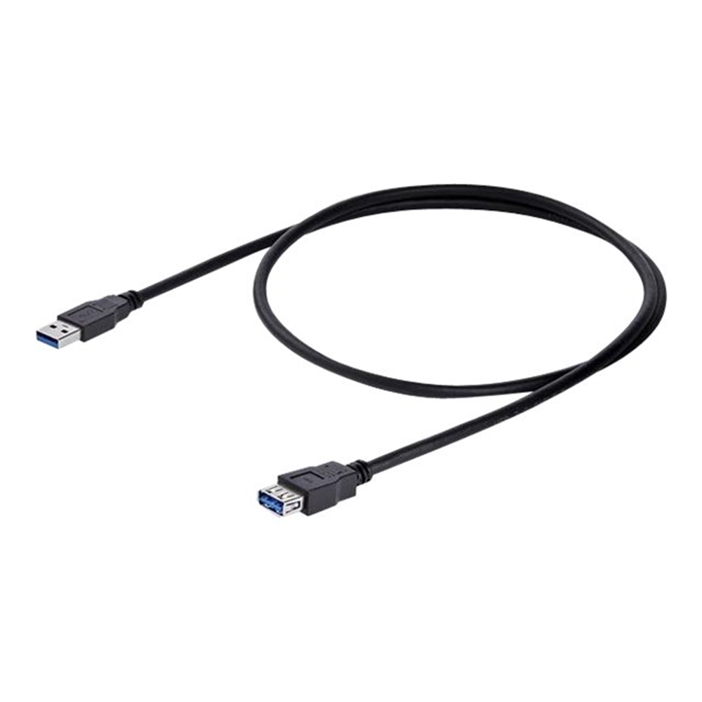 1m Black USB 3.0 Extension Cable M/F
