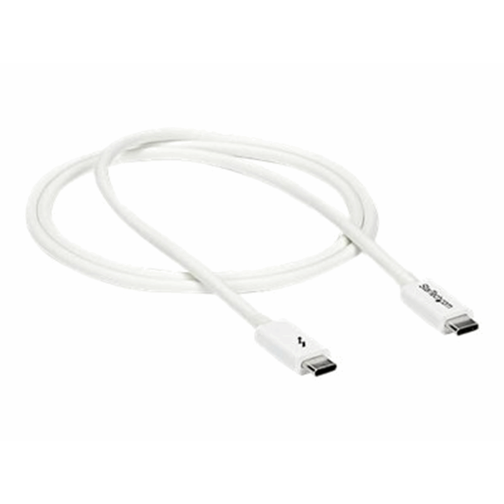 1m Thunderbolt 3 Cable 20Gbps - White