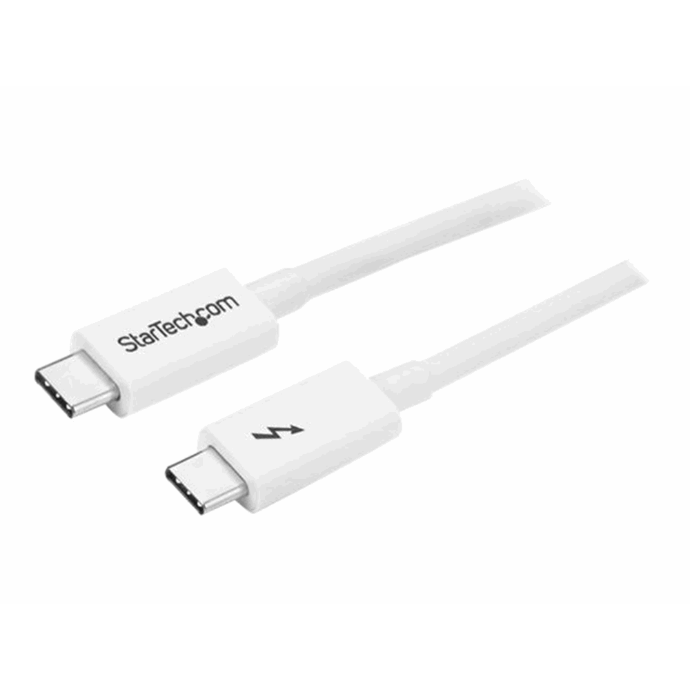 1m Thunderbolt 3 Cable 20Gbps - White