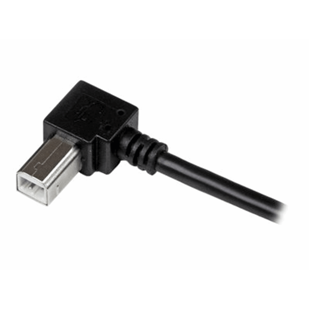 1m USB 2.0 A to Right Angle B Cable M/M