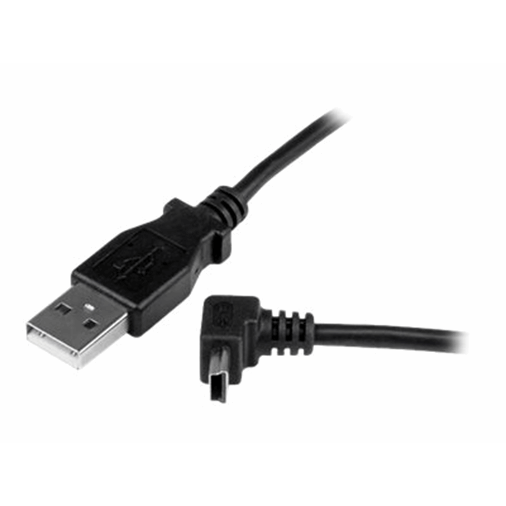 1m USB to Up Angle Mini USB Cable