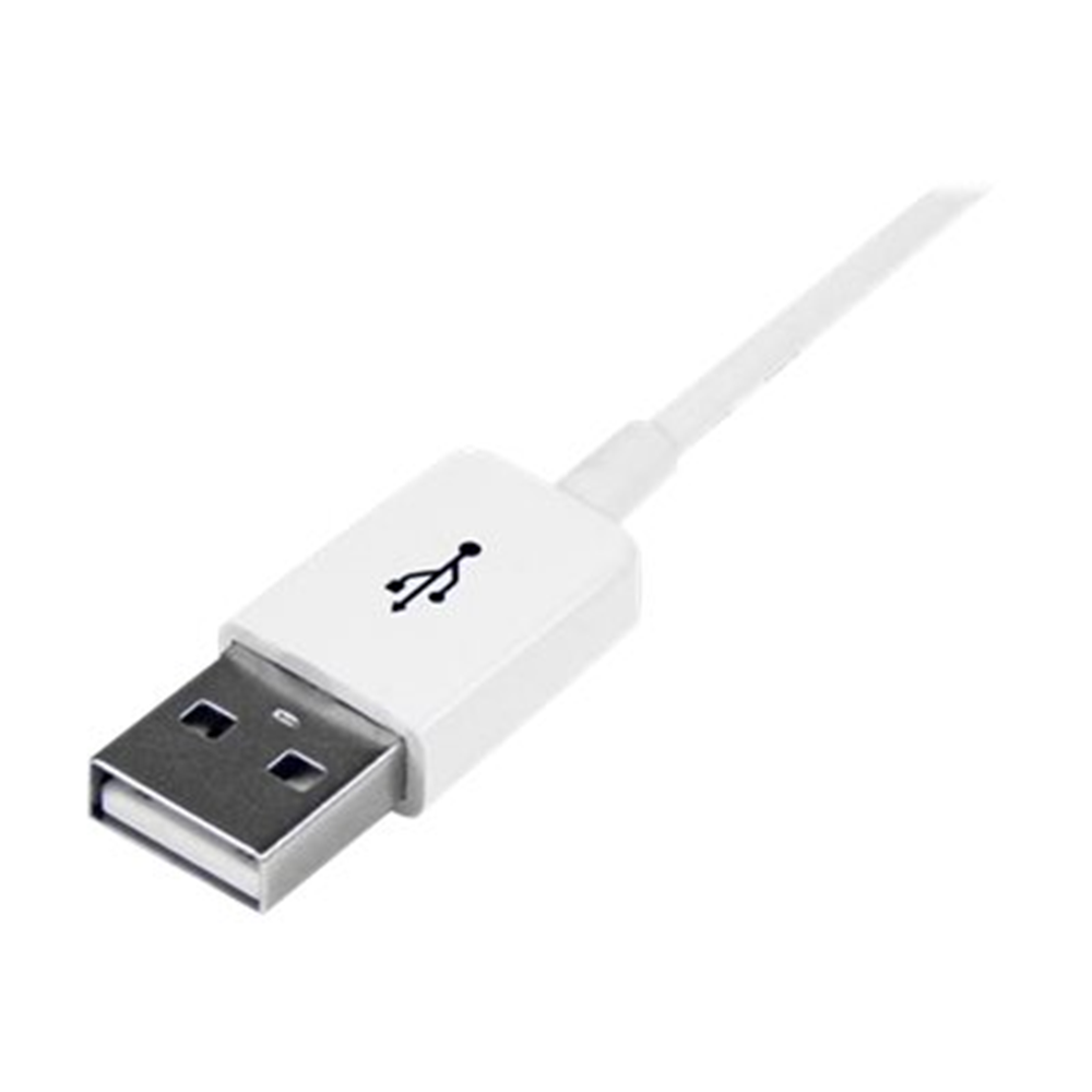 1m White USB 2.0 Extension Cable - M/F