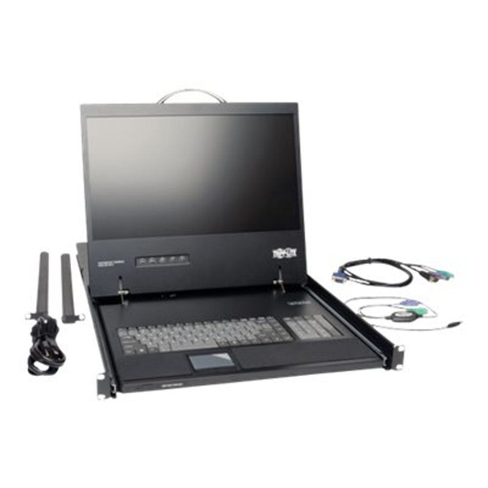 1U Rack-Mount Console with 19-in. LCD