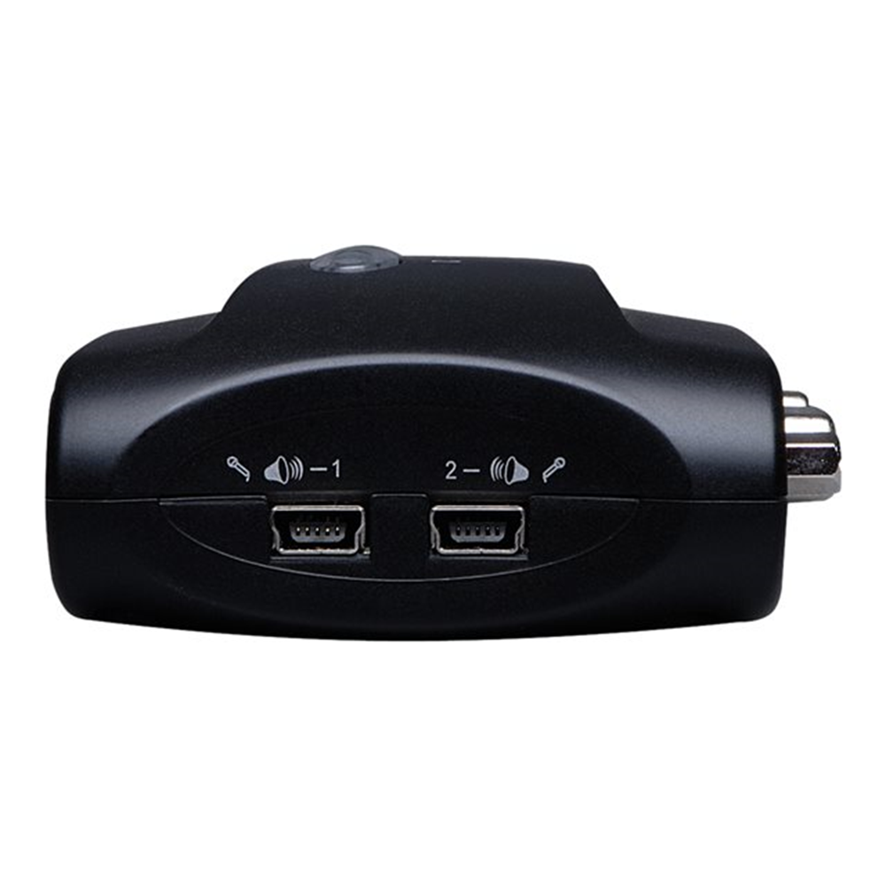 2-Port Compact USB KVM Switch with Audio and Cable 2-Port Compact USB KVM Switch with Audio and Cable
