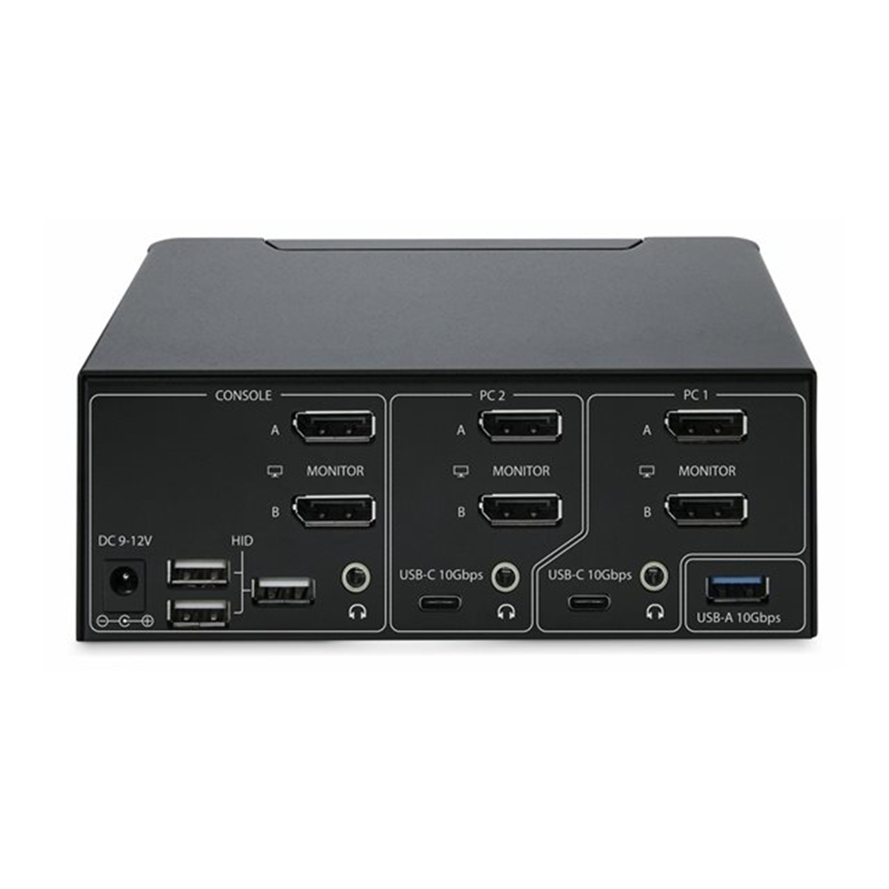 2-Port Dual-Monitor DP 1.4 KVM Switch