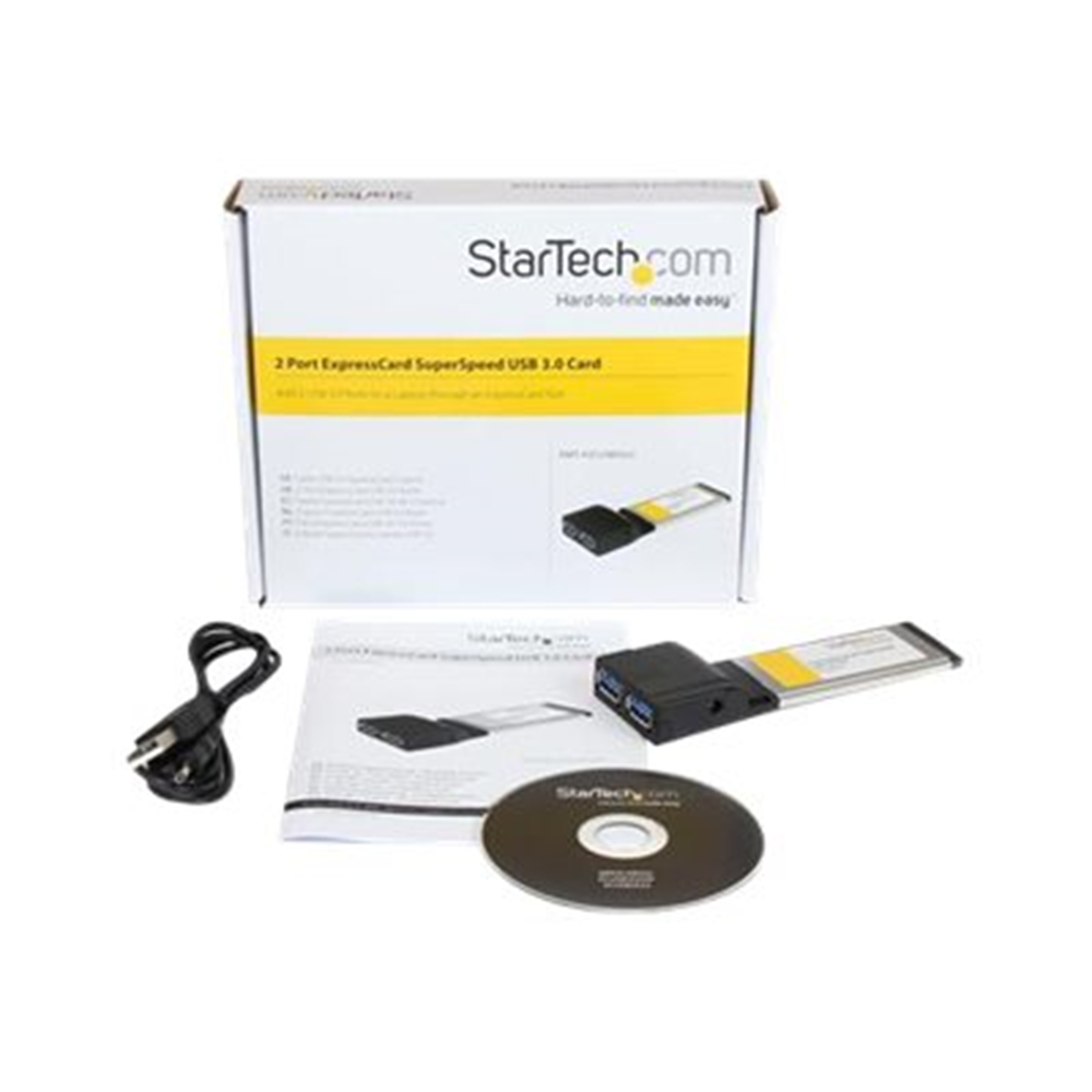 2 Port ExpressCard USB 3.0 Card Adapter