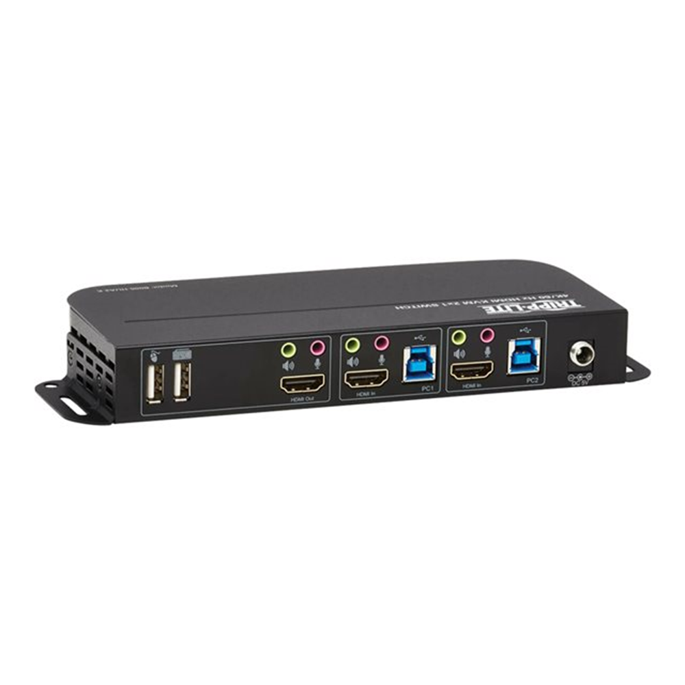 2-Port HDMI USB KVM Switch 4K 60 Hz HDRHDCP 2.2 IR USB Sharing USB 3.0 Cables