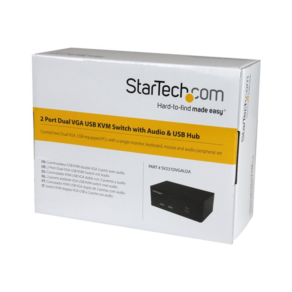 2-port KVM Switch w/Dual VGA - USB 2.0 2-port KVM Switch w/Dual VGA - USB 2.0