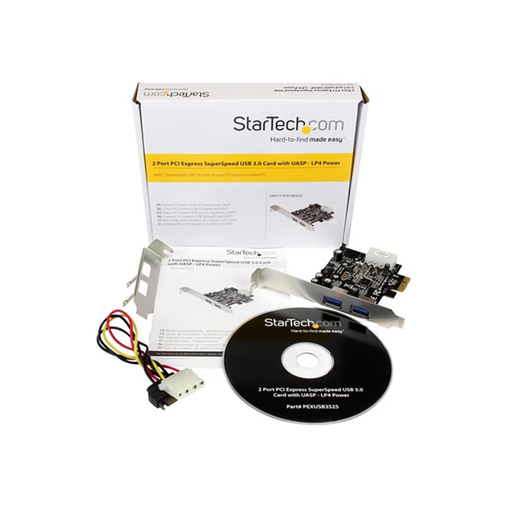 2 Port PCIe USB 3.0 Card with UASP