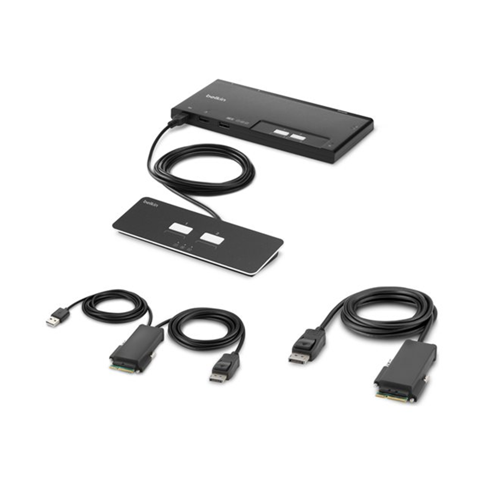 2-Port Single Head DP Modular Secure KVM 2-Port Single Head DP Modular Secure KVM