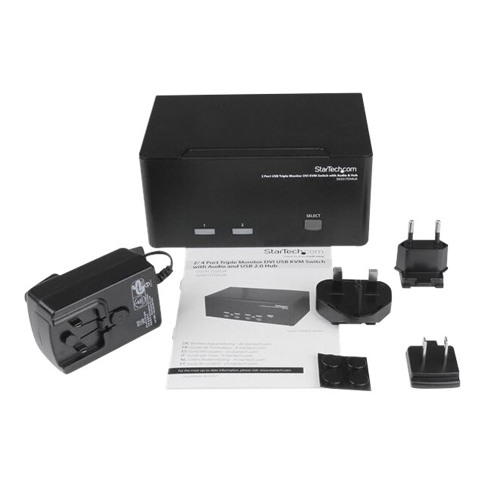 2 Port Triple Monitor DVI USB KVM Switch 2 Port Triple Monitor DVI USB KVM Switch