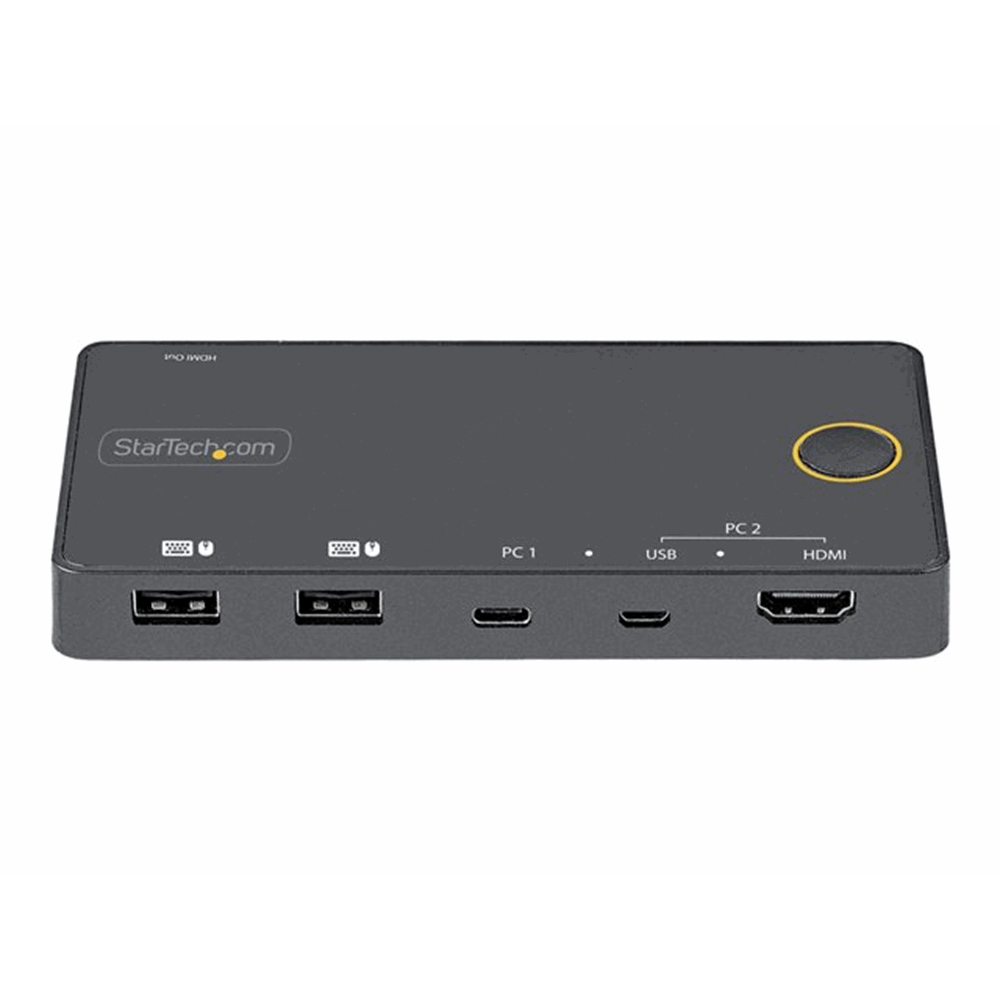 2 Port USB-A+HDMI/USB-C KVM Switch 4K