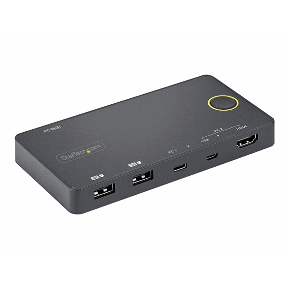 2 Port USB-A+HDMI/USB-C KVM Switch 4K