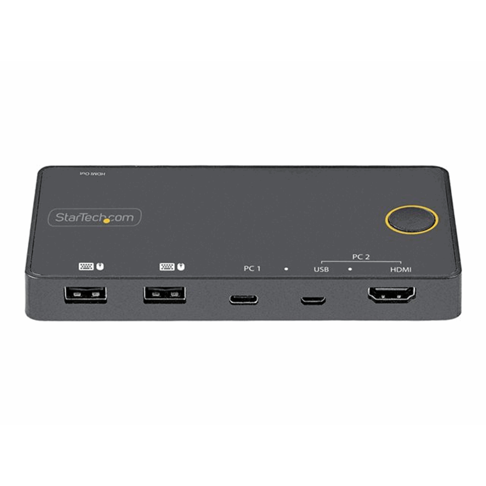 2 Port USB-A+HDMI/USB-C KVM Switch 4K