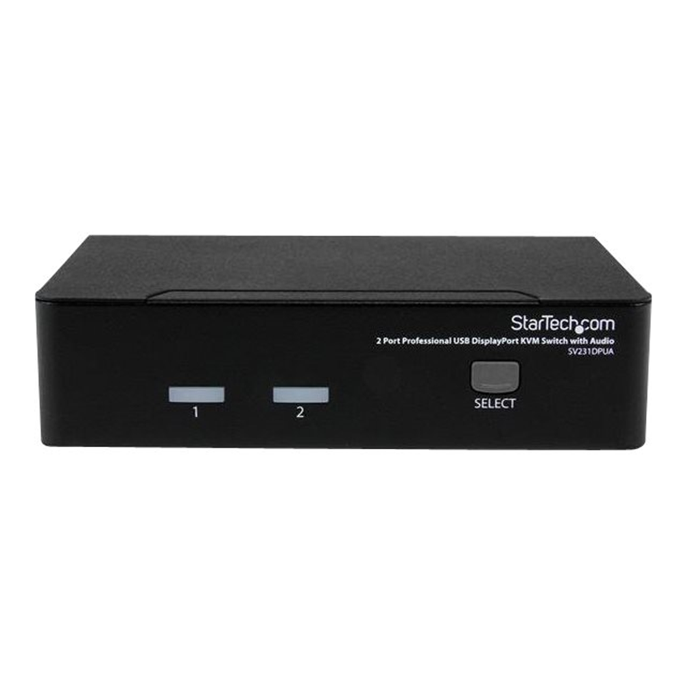 2 Port USB DisplayPort KVM Switch