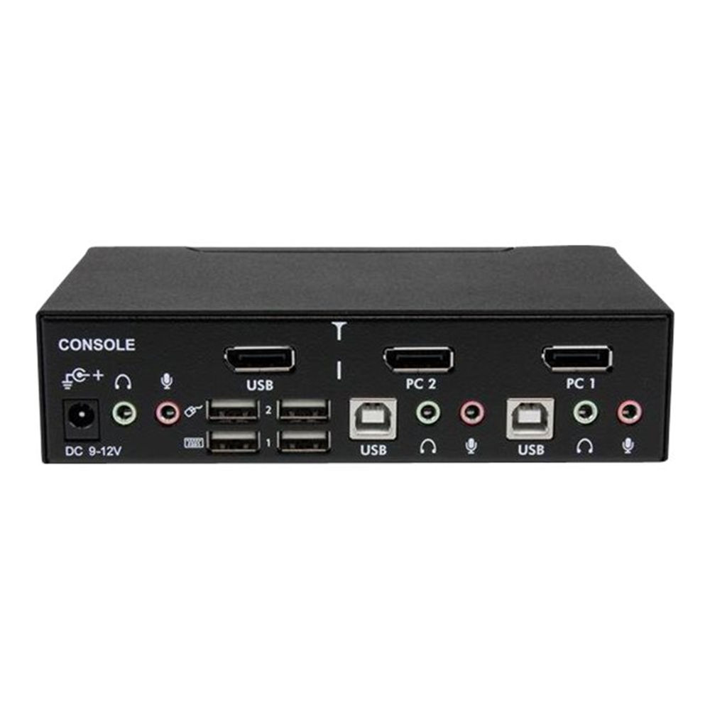 2 Port USB DisplayPort KVM Switch