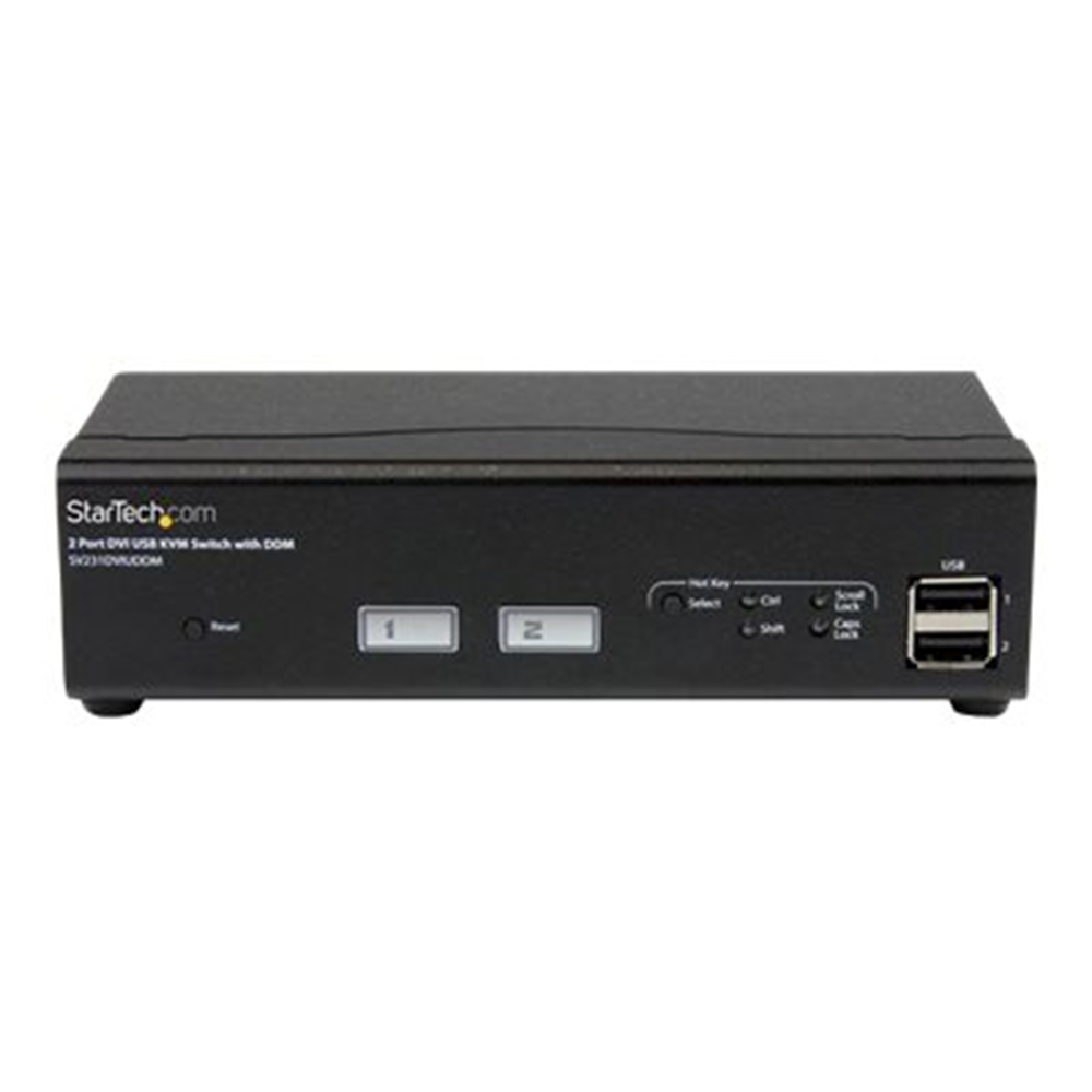 2 Port USB DVI KVM Switch with DDM
