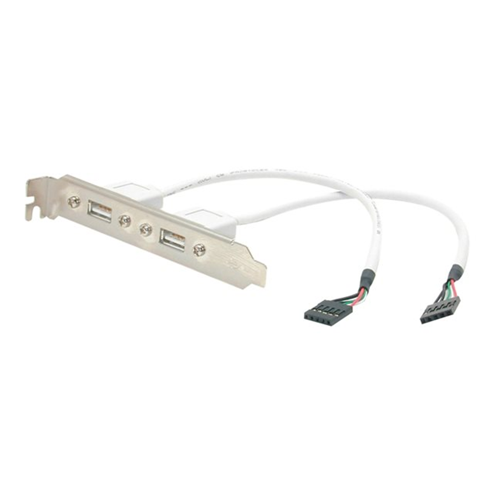 2 Port USB LP Slot Plate Adapter