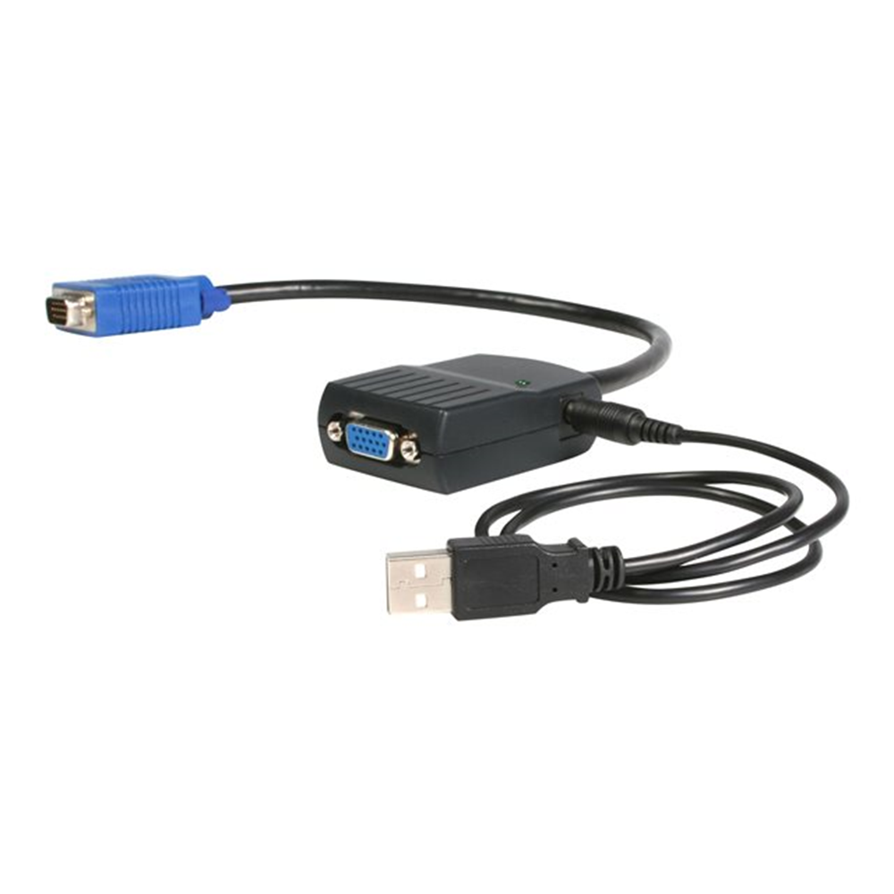 2 Port VGA Video Splitter - USB Powered