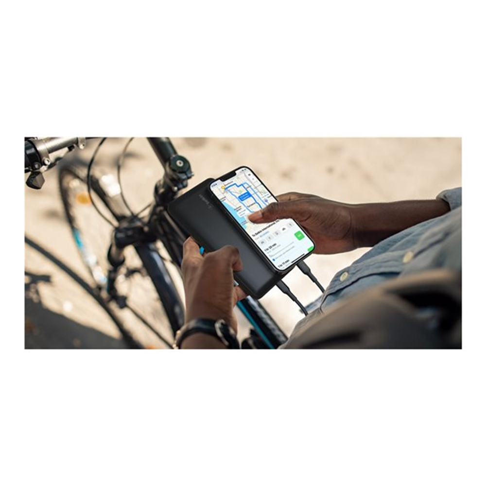 20K Power Bank USB-A+C 15w Black 20K Power Bank USB-A+C 15w Black