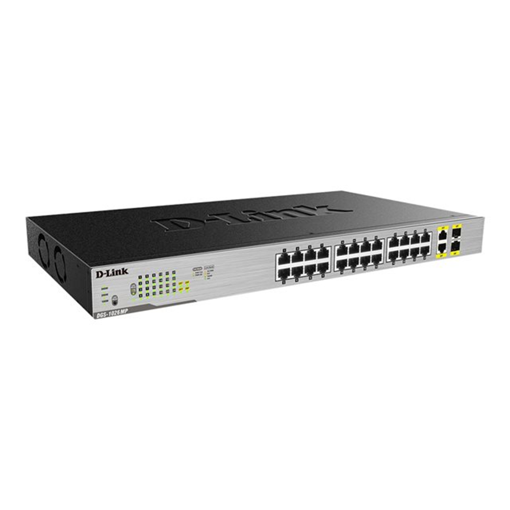 24-Port Desktop Gigabit PoE+2GE Combo