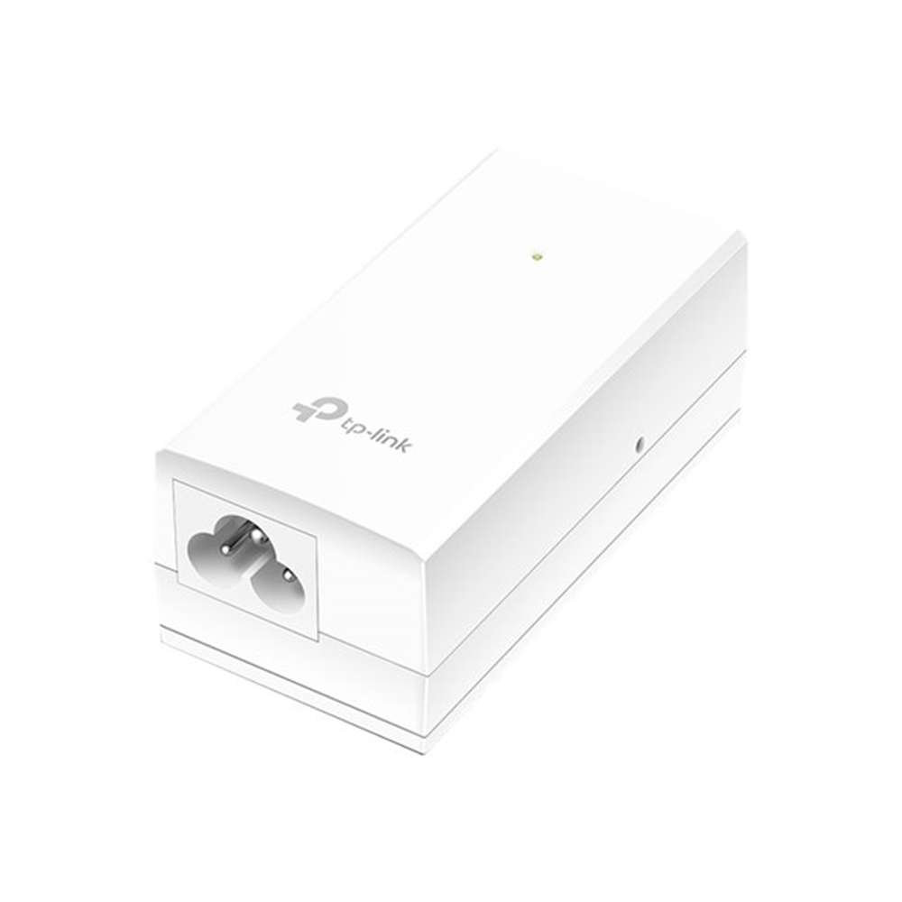 24V Passive PoE Adapter Gigabit Port Data Power over One Cable Up to 100 Metersincl. wall-mounting b