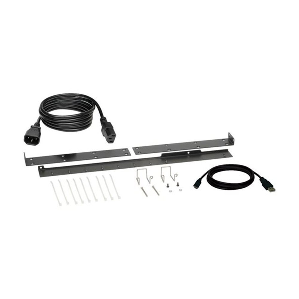 2.5kW Single-Phase 208/230V Switched PDU - LX Platform 8 C13 Outlets C14 Input 2m Cord 1U Rack-Mount TAA