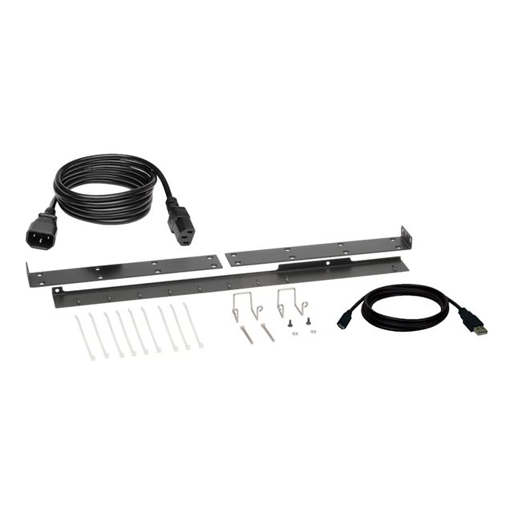 2.5kW Single-Phase 208/230V Switched PDU - LX Platform 8 C13 Outlets C14 Input 2m Cord 1U Rack-Mount TAA