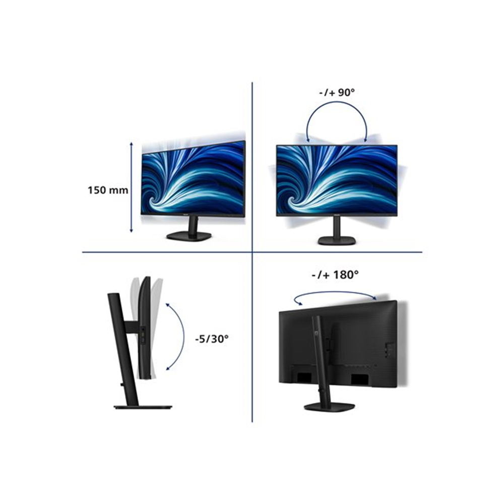 27" QHD 120Hz HAS Docking 2x2W