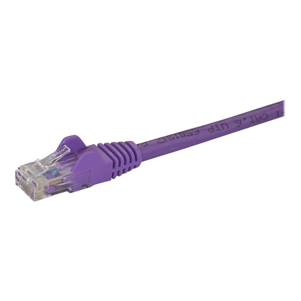 2m Purple Snagless UTP Cat6 Patch Cable