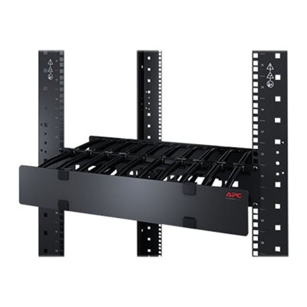 2U Horizontal Cable Manager. 6IN Fingers