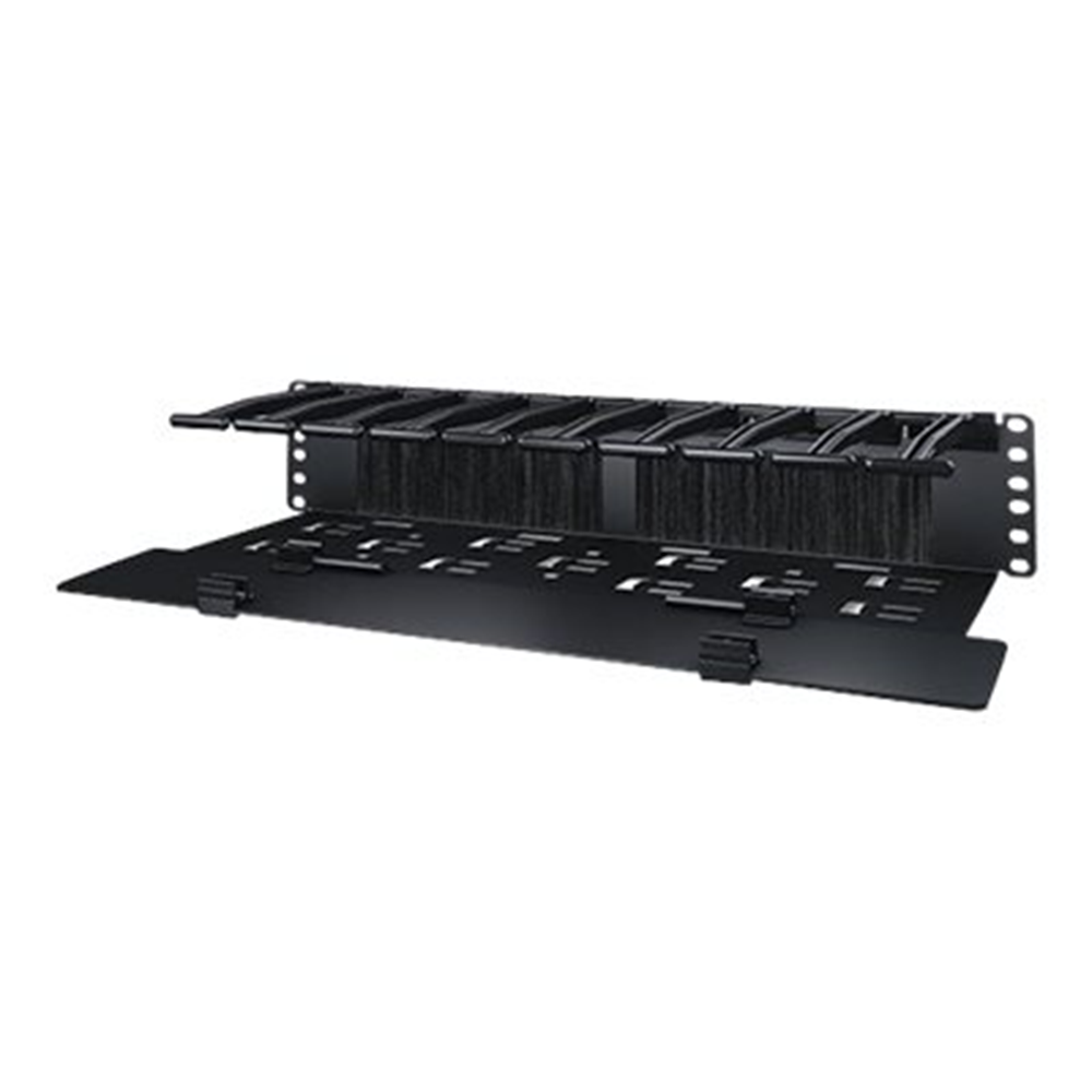 2U Horizontal Cable Manager. 6IN Fingers